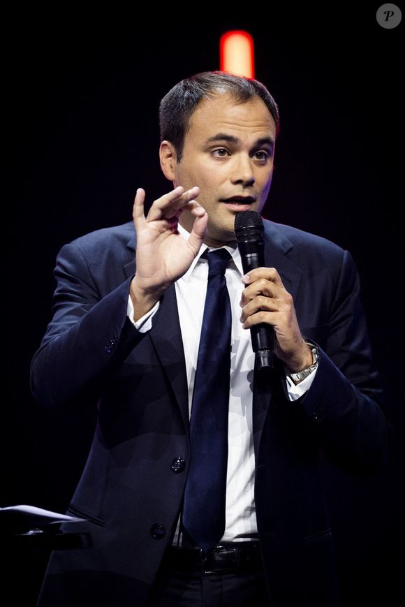 Charles Consigny - Avocat - Deuxième édition du Grand Débat des Valeurs au Palais des Sports de Paris le 13 avril 2023. JB Autissier / Panoramic / Bestimage