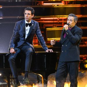 Mika et Santamaria lors de la 70ème cérémonie David di Donatello Awards à Rome, le 7 mai 2025. © Zuma Press / Bestimage