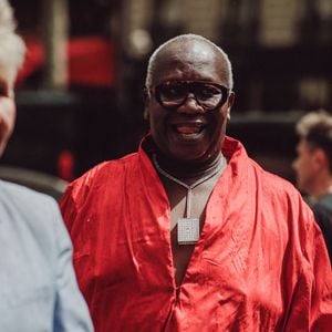 Magloire à l'arrivée du défilé Haute Couture automne-hiver 2026-2027 de Stéphane Rolland, qui s'est tenu à l'Olympia, à Paris, en France, le 7 juillet 2026. Photo de Marie-Paola Bertrand-Hillion/ABACAPRESS.COM