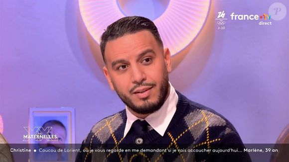 Houssem Loussaief présente l'émission "Les Maternelles XXL", diffusée sur France 5.
 
Capture d'écran de l'émission "Les Maternelles XXL" diffusée sur France 5.