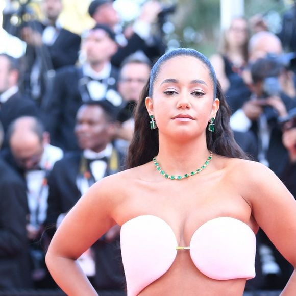 Léna Mahfouf (Léna Situations) - Montée des marches de "The History of Sound" lors du 78ème Festival International du Film de Cannes, le 21 mai 2025.
© Rachid Bellak/Bestimage