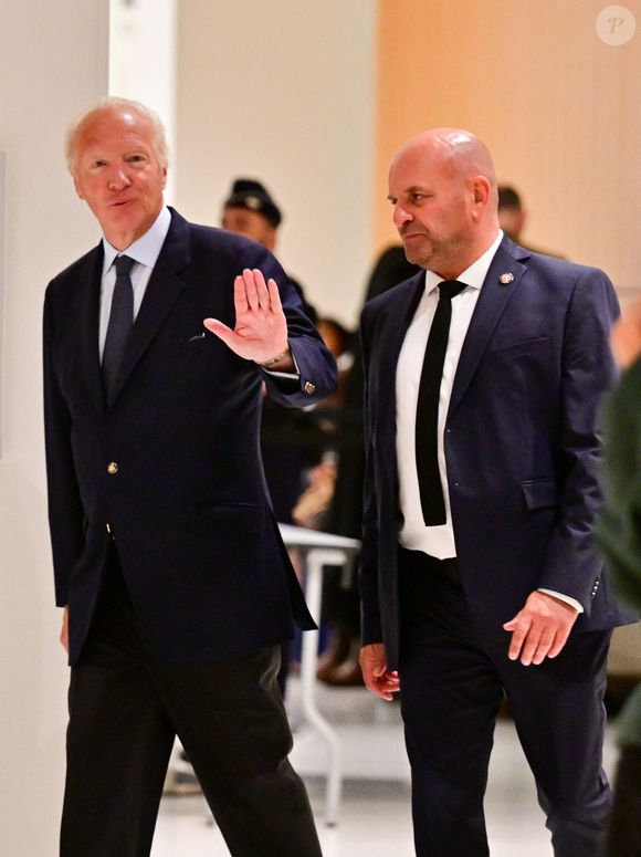 Brice Hortefeux au Tribunal judiciaire (Batignolles, 32ème chambre correctionnelle) pour l'annonce de la décision dans le cadre du procès Lybien le 25 septembre 2025.

© Christian Liewig / Bestimage