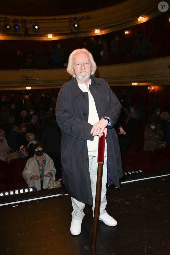 Niels Arestrup (Brigadier d’honneur) lors de la remise de prix du Brigadier 2019 sous la houlette de l’A.R.T. (Association de la Régie Théâtrale) au théâtre Montparnasse à Paris, France, le 8 décembre 2021. © Coadic Guirec/Bestimage