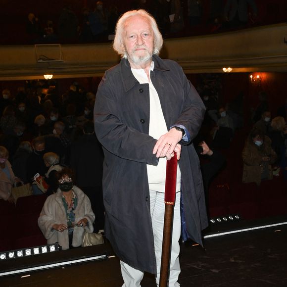 Niels Arestrup (Brigadier d’honneur) lors de la remise de prix du Brigadier 2019 sous la houlette de l’A.R.T. (Association de la Régie Théâtrale) au théâtre Montparnasse à Paris, France, le 8 décembre 2021. © Coadic Guirec/Bestimage