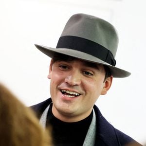 Exclusif - Alain-Fabien Delon lors du cocktail après-spectacle lors de la soirée Ciné-concert symphonique "Alain Delon, le dernier Samouraï" au Palais des congrès à Paris le jour de son anniversaire le 8 novembre 2024.

© Jacovides / Moreau / Bestimage