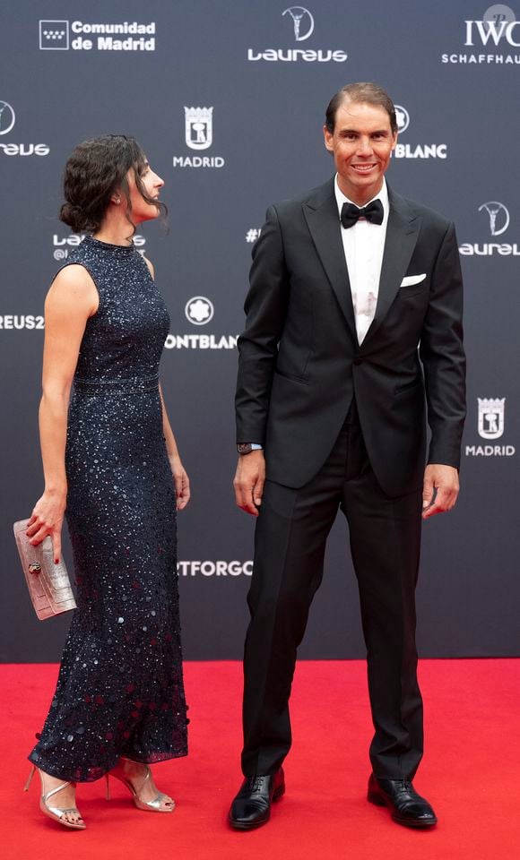 Rafael Nadal et Xisca Perello   — Laureus World Sports Awards 2024 à Madrid. AGENCE / BESTIMAGE