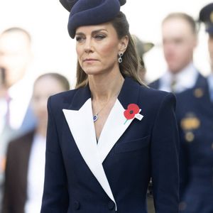 Princesse Catherine (Catherine "Kate" Middleton, princesse de Galles), Cérémonie de dépôt de gerbes et défilé militaire au Cénotaphe dans le cadre des commémorations de l'Anzac Day à Londres, Royaume-Uni, 25 avril 2026. 
© Dana Press / Bestimage