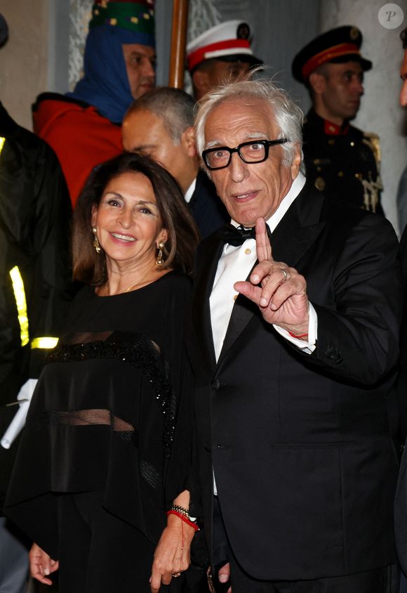Gérard Darmon - Dîner d'Etat offert par sa Majesté le roi Mohammed VI du Maroc en l'honneur du Président de la République Emmanuel Macron et de la première dame Brigitte Macron au Palais Royal de Rabat au Maroc le 29 Octobre 2024. © Dominique Jacovides/Bestimage