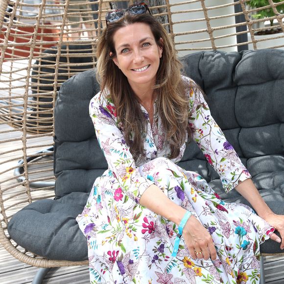 Exclusif - Anne-Claire Coudray - Célébrités aux Internationaux de France de Tennis de Roland Garros 2023 - Jour 13 à Paris le 09 Juin 2023. 
© Bertrand Rindoff / Bestimage