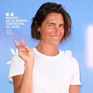 Alessandra Sublet au photocall de la première édition du Festival du Film de Demain au Ciné Lumière à Vierzon, France, le 4 juin 2022. © Coadic Guirec/Bestimage