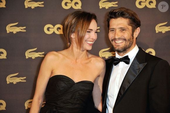 Bixente Lizarazu et son amie Claire Keim - Soiree GQ ' l'Homme de l'Annee 2012' au Musee d' Orsay a Paris le 16 Janvier 2013.