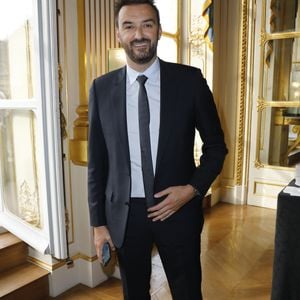 Cyril Lignac - Cérémonie de remise des insignes de Commandeur dans l'Ordre des Arts et des Lettres à Pierre Hermé et de Chevalier dans l'Ordre des Arts et des Lettres à David Sinapian au Ministère de la Culture à Paris, le 23 septembre 2019. © Marc Ausset-Lacroix/Bestimage