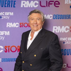 Jacques Legros lors de la conférence de presse de rentrée des chaînes du groupe RMC-BFM à Paris, le 17 septembre 2025. 
© Pierre Perusseau / Bestimage