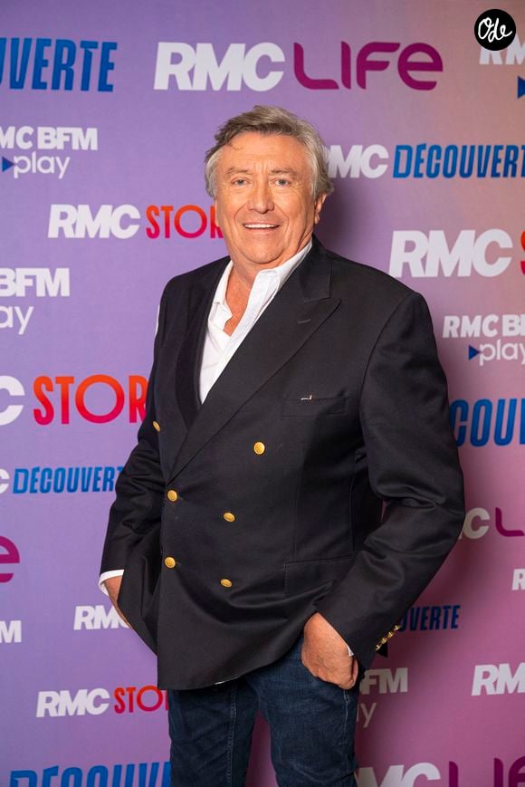 Jacques Legros lors de la conférence de presse de rentrée des chaînes du groupe RMC-BFM à Paris, le 17 septembre 2025. 
© Pierre Perusseau / Bestimage