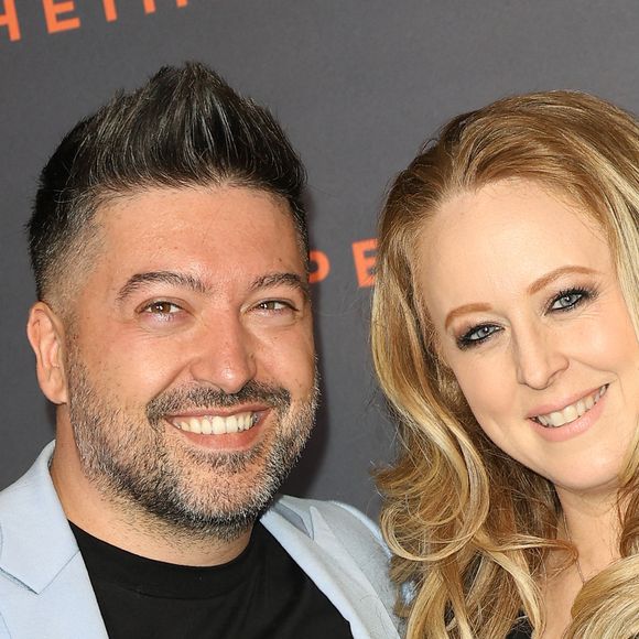 Chris Marques et sa compagne Jaclyn Spencer - Première du film "Oppenheimer" au Grand Rex à Paris le 11 juillet 2023. © Coadic Guirec/Bestimage