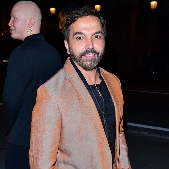 Kamel Ouali à la sortie de la soirée de l'exposition "Thierry Mugler: couturissime" au Musée des Arts Décoratifs (MAD) à Paris le 28 septembre 2021. © Pierre Perusseau / Bestimage