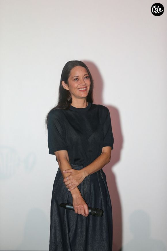 Marion Cotillard à l'avant-première du Film 'Karma' au cinéma Kinepolis de Lomme, France, le 3 octobre 2026. © Stéphane Vansteenkiste/Bestimage