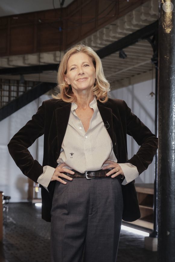 Exclusif - Claire Chazal lors de l'enregistrement de l'émission "Animaux Stars", présentée par B.Montiel et diffusée sur la chaine Animaux TV le 23 décembre 2023
© Jack Tribeca / Bestimage