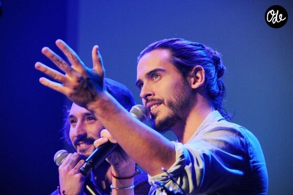 Frero Delavega lors de la célébration des 30 ans de carrière radiophonique de Bruno Robles sur RFM, au Comedia à Paris, en France, le 7 mars 2016. 

Photo d'Alain Apaydin/ABACAPRESS.COM