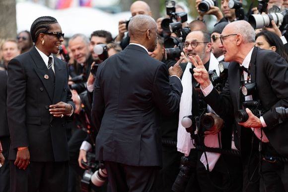 ASAP Rocky, Denzel Washington - Montée des marches du film « Highest 2 Lowest  » lors du 78ème Festival International du Film de Cannes, au Palais des Festivals à Cannes. Le 19 mai 2025
© Olivier Borde/ Bestimage
