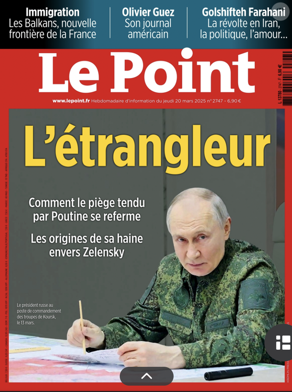Le magazine "Le Point" du 21 mars 2025