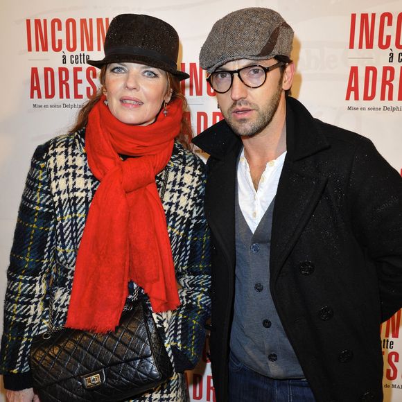Gwendoline Hamon, Frederic Diefenthal - 200eme representation de la piece " Inconnu a cette adresse " au theatre Antoine a Paris le 25 fevrier 2013. AGENCE / BESTIMAGE
