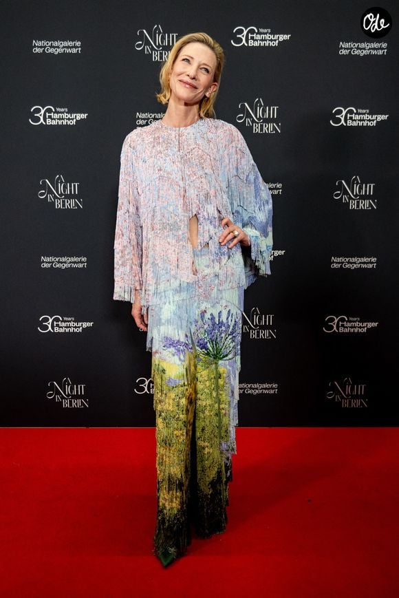 14 mars 2026, Berlin : l'actrice Cate Blanchett assiste au gala « A Night in Berlin » organisé pour célébrer le 30e anniversaire du Hamburger Bahnhof. Photo de Fabian Sommer/DPA/ABACAPRESS.COM