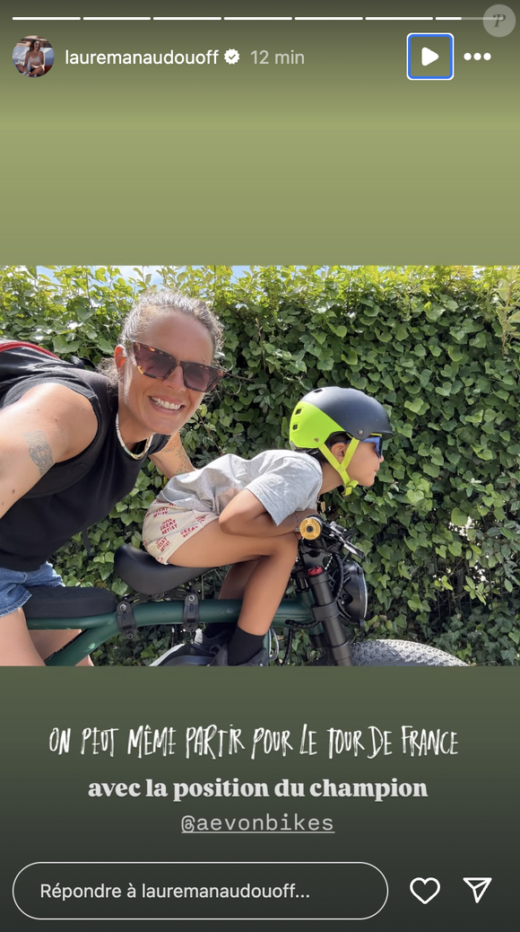 Ce mardi 15 juillet, la nageuse a partagé des photos et vidéos de ses trajets à vélo avec le plus jeune (Sacha, 4 ans) avec une amusante légende : "On peut même partir pour le Tour de France". 

Laure Manaudou dévoile des photos à vélo avec son fils Sasha ce mardi 15 juillet 2025 sur son compte Instagram