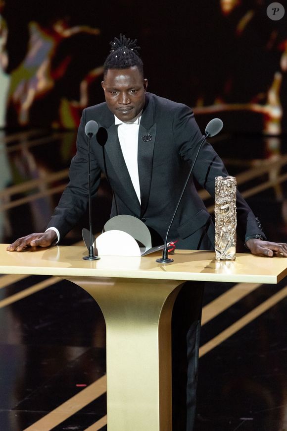 Abou Sangaré (César de la révélation masculine) - Cérémonie de la 50ème édition de la cérémonie des César à l'Olympia à Paris, France, le 28 février 2025 © Dominique Jacovides - Olivier Borde / Bestimage