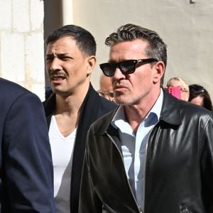 Steevy Boulay, Benjamin Castaldi - Obsèques de Loana Petrucciani dans la cathédrale Sainte-Réparate à Nice le 10 avril 2026. L'ancienne star de téléréalité a été retrouvée morte dans son appartement niçois par les autorités, le 25 mars dernier. © Bruno Bebert/Bestimage