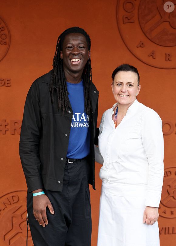 Mory Sacko et Marie Soria au village pour la session nocturne lors des Internationaux de France de Tennis de Roland Garros 2025, le 1er Juin 2025 à Paris.

© Dominique Jacovides / Bestimage