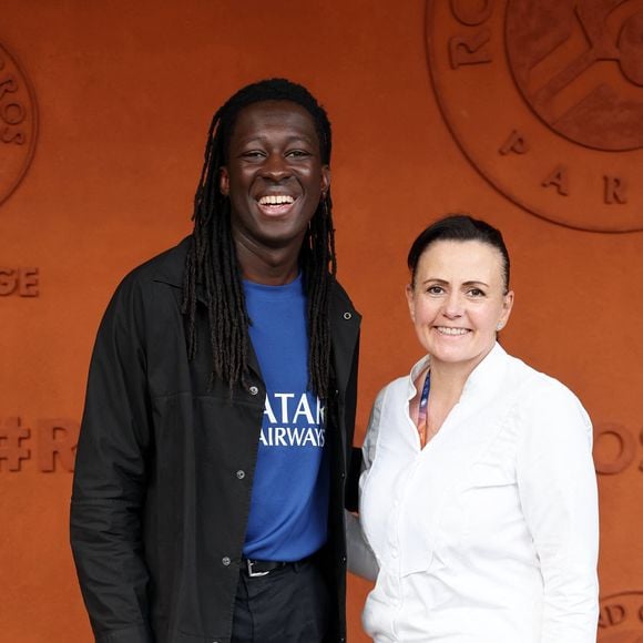 Mory Sacko et Marie Soria au village pour la session nocturne lors des Internationaux de France de Tennis de Roland Garros 2025, le 1er Juin 2025 à Paris.

© Dominique Jacovides / Bestimage