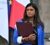 Qu'elle aimerait voir concrétiser un jour 

Prisca Thevenot à la sortie du conseil des ministres, au palais présidentiel de l'Elysée à Paris, France, le 12 juin 2024. © Michael Baucher/Panoramic/Bestimage