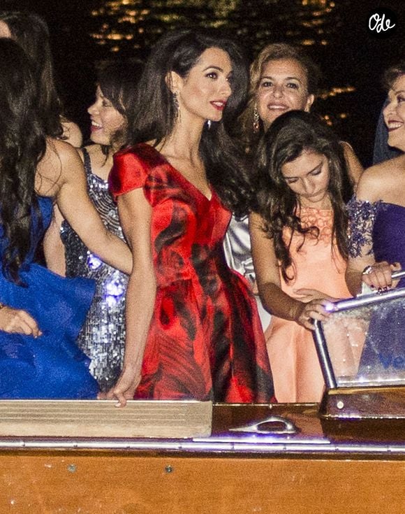 Amal Alamuddin à Venise le 26 septembre 2014. Crédit Fameflynet / Bestimage