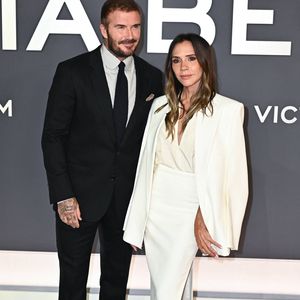 David Beckham et Victoria Beckham assistent à la première mondiale de Victoria Beckham au Curzon Mayfair à Londres, Angleterre. ROYAUME-UNI. Mercredi 8 octobre 2025 Copyright : xJamesxWarrenx adz5d107