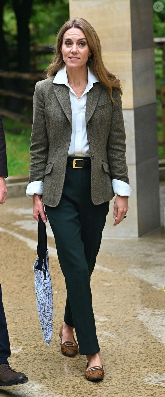 Kate Middleton lors d'une visite au Musée d'Histoire Naturel de Londres. © ALPHA AGENCY / BESTIMAGE