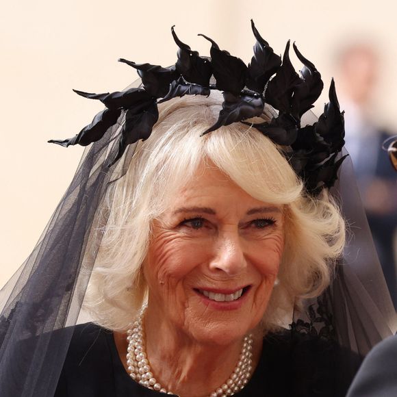 Le roi Charles III d'Angleterre et Camilla Parker Bowles, reine consort d'Angleterre, arrivent au Vatican à Rome, le 23 octobre 2025. Photo par PA Photo/ Bestimage