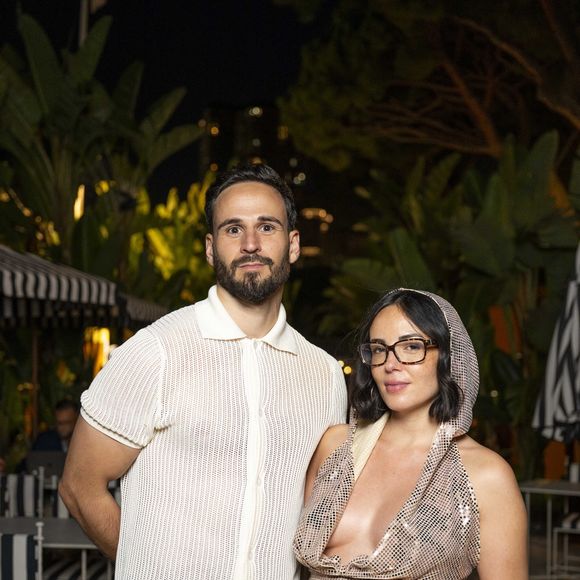 Agathe Auproux (enceinte) et son mari Maxence Picardet - After-party au Monte Carlo Beach lors du 64ème Festival de Télévision de Monte Carlo au Grimaldi Forum de Monaco le 13 juin 2025.
© Pierre Perusseau / Osuna / Bestimage