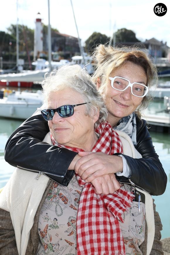 Corinne Masiero et Josée Dayan - Photocall du téléfilm "Capitaine Marleau" lors de la 19ème édition du Festival de la Fiction TV de la Rochelle, France, le 16 septembre 2017. © Patrick Bernard/Bestimage