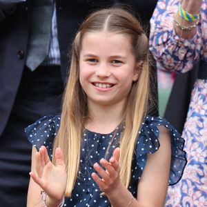 La princesse Charlotte dans la loge royale lors de la finale du simple messieurs le dernier jour des championnats de tennis de Wimbledon à Londres, Royaume-Uni, le 14 juillet 2024.  Photo by Stephen Lock/i-Images/ABACAPRESS.COM