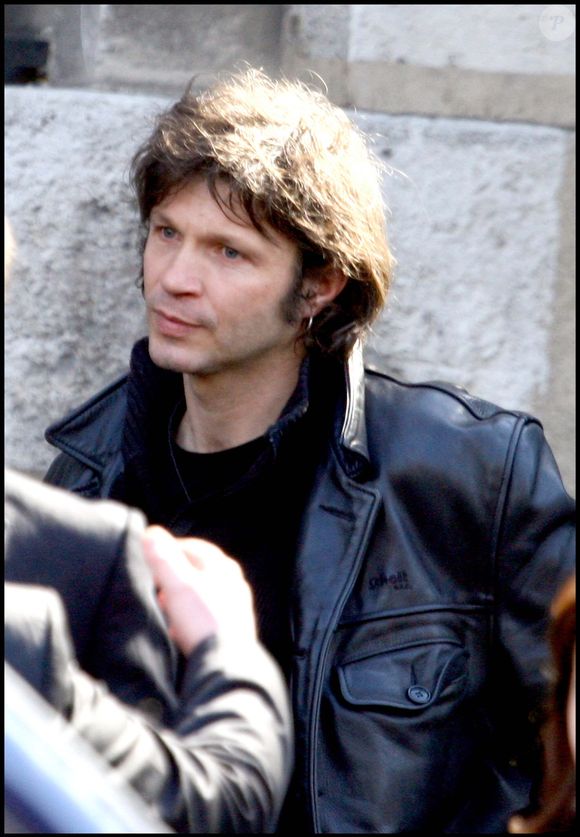 Bertrand Cantat aux obsèques d'Alain Bashung.
Guillaume Gaffiot/Bestimage
