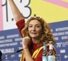 Une actrice engagée qui improvise beaucoup
Corinne Masiero - Conférence de presse pour le film "Effacez l'historique" lors de la 70e édition du festival international du film de Berlin (La Berlinale 2020), le 29 février 2020. Bestimage