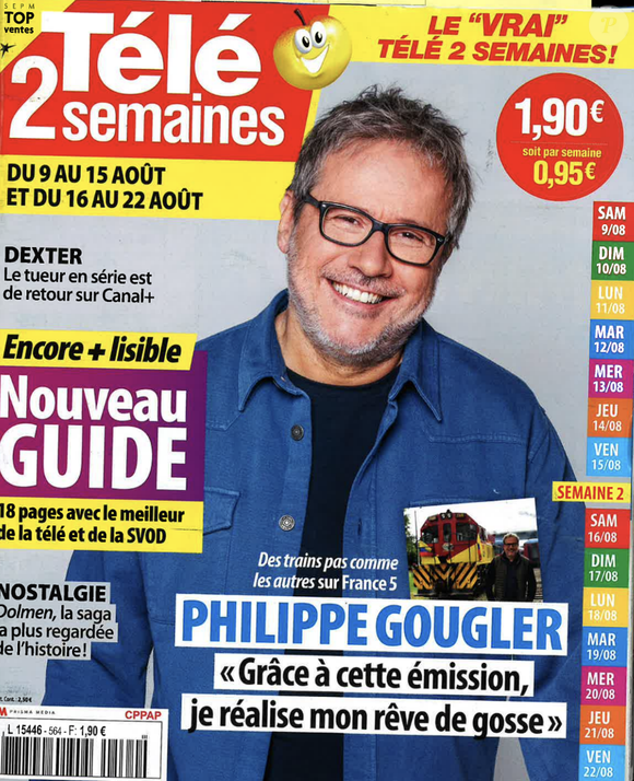 Télé 2 semaines de la première semaine du mois d'août 2025.