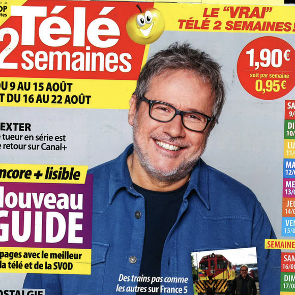 Télé 2 semaines de la première semaine du mois d'août 2025.