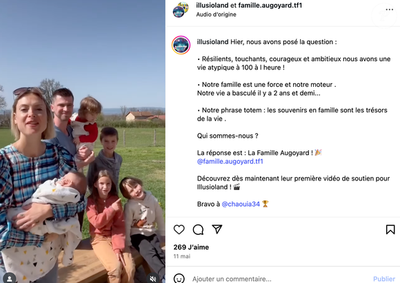 "C'est une maladie de peau qui dépigmente l'épiderme. Un choc traumatique peut faire apparaître cette maladie", a notamment révélé Roxanne Augoyard sur Instagram

La famille Augoyard sur Instagram.
Crédit : Instagram/famille.augoyard.tf1