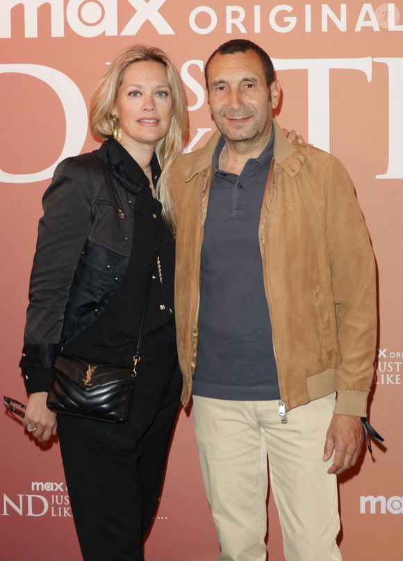 Caroline Faindt et Zinedine Soualem à la première de la série "And Just Like That... - Saison 3" au théâtre du Lido à Paris, le 28 mai 2025.
© Guirec Coadic/Bestimage