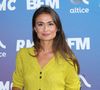 Info - La journaliste Julie Hammett est enceinte  - Julie Hammett lors de la conférence de presse de rentrée BFM TV. - RMC du groupe Altice France à Paris, France, le 31 août 2023. © Coadic Guirec/Bestimage