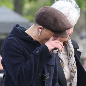 Steevy Boulay - Obsèques d'Isabelle Mergault à la Coupole du Père-Lachaise à Paris le 30 mars 2026. © Cyril Moreau - Dominique Jacovides / Bestimage