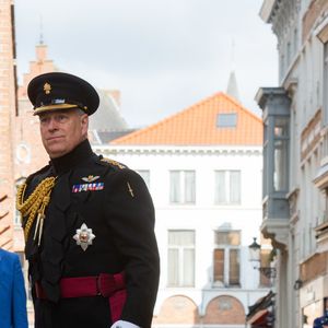 Le Prince Andrew, Duc d'York lors de la cérémonie commémorative du 75ème anniversaire de la libération de Bruges.
Belgique, Bruges, le 7 septembre 2019. ALAIN ROLLAND/ IMAGEBUZZ/ BESTIMAGE