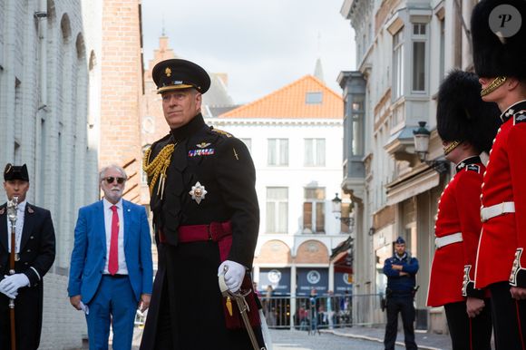 Le Prince Andrew, Duc d'York lors de la cérémonie commémorative du 75ème anniversaire de la libération de Bruges.
Belgique, Bruges, le 7 septembre 2019. ALAIN ROLLAND/ IMAGEBUZZ/ BESTIMAGE
